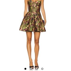 Elliatt Multicolor Strapless Mini Dress